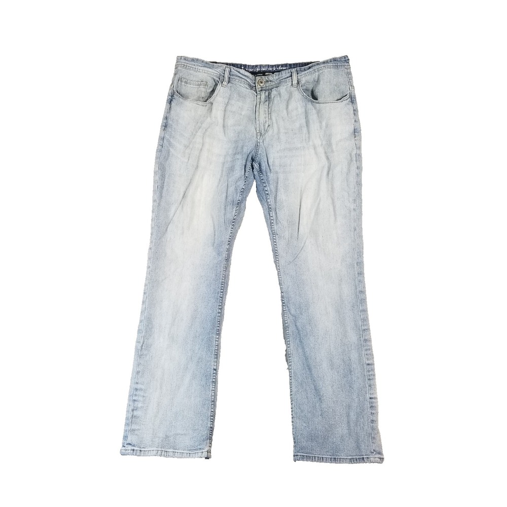 I Jeans by Buffalo Jeans Men 38x32 Blue Spencer Slim Straight Stretch Light Wash